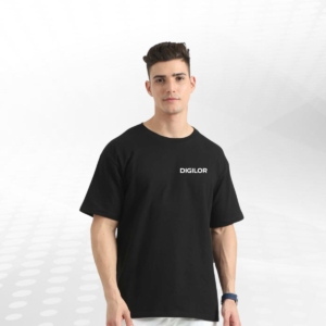 Home oversized black tshirt front d02
